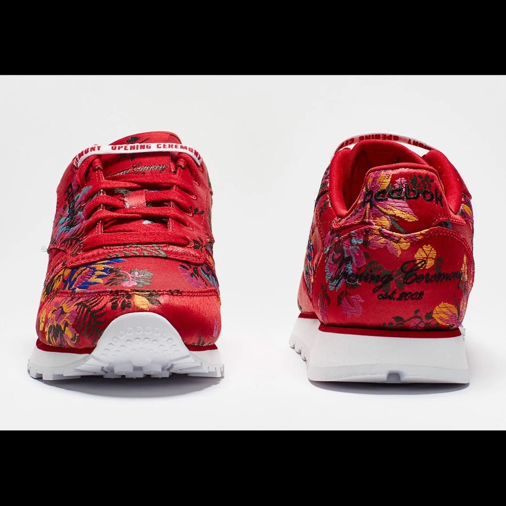 Reebok x Opening Ceremony Red Brocade Sneakers